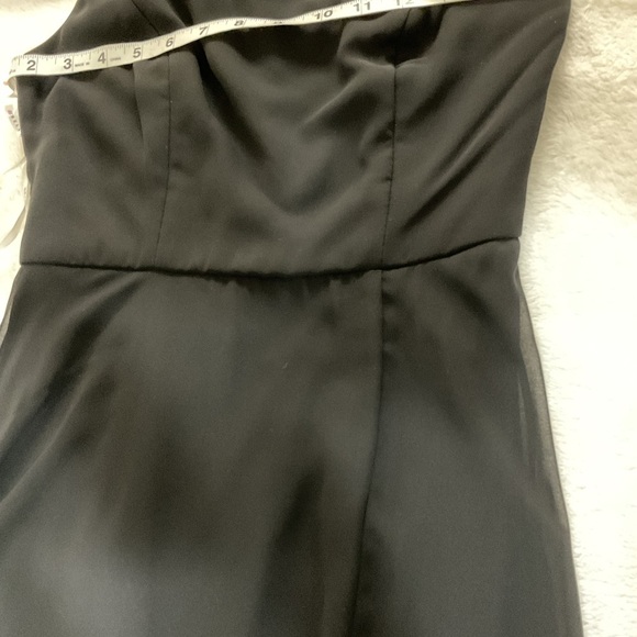 BELLA BRIDES MAIDS Chic Black One-Shoulder Evening Gown - Picture 6 of 15